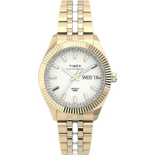 Timex Waterbury Ladies Gold Stainless 36mm Watch TW2U82900 - Watches