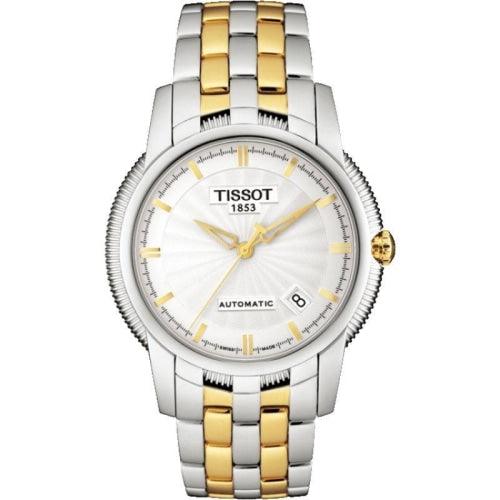 Tissot Ballade III Men’s Silver/Gold Automatic Swiss Watch T97248331 - WATCHES