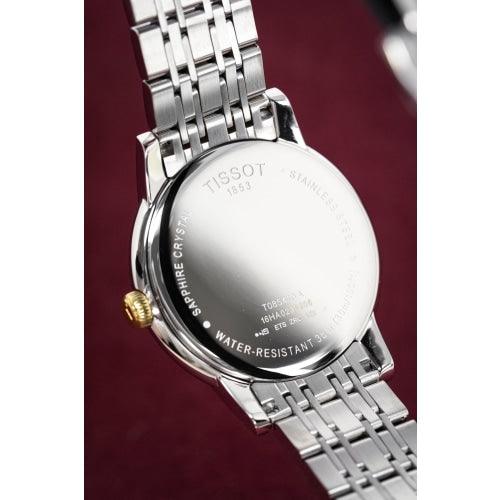 Tissot Carson Men's Quartz Watch Two Tone Roman Numerals - Watches & Crystals