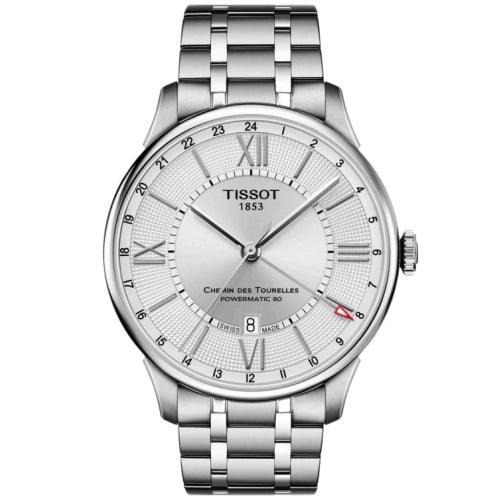 Tissot Chemin Des Tourelles GMT Men’s Powermatic Silver Watch T0994291103800 - Watches