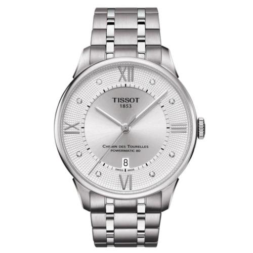 Tissot Chemin Des Tourelles Men’s Powermatic Silver Watch T0994071103300 - Watches