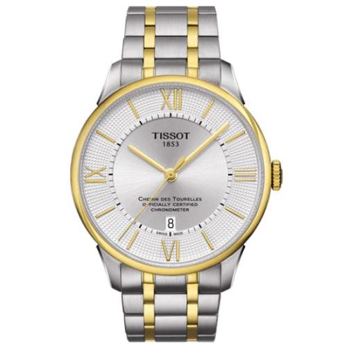 Tissot Chemin Des Tourelles Men’s Powermatic Two-Tone Watch T0994082203800 - Watches