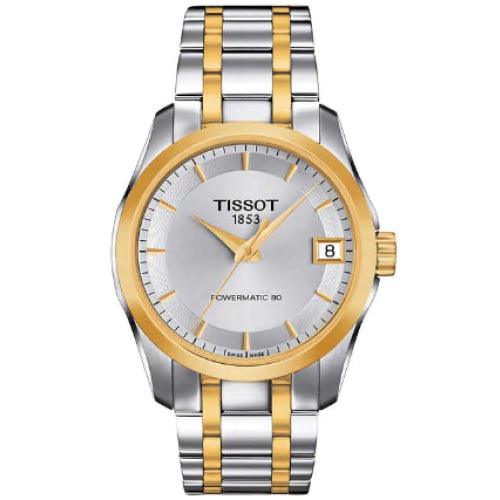 Tissot Couturier 2 Ladies Two Tone Automatic Watch T0352072203100 - Watches