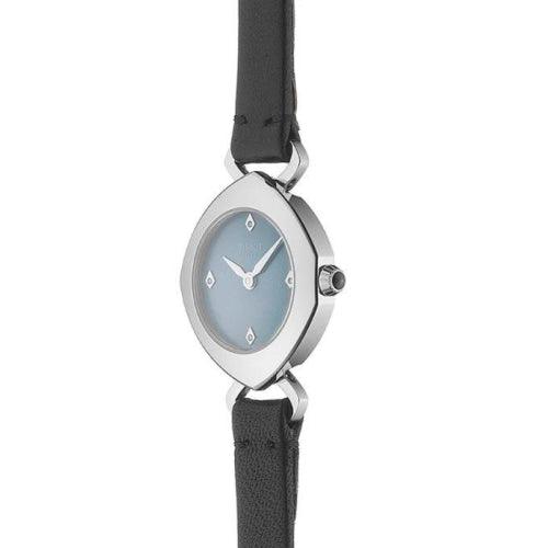 Tissot Femini-T Ladies Black/Silver Mother-of-Pearl Diamond Swiss Watch T1131091612600