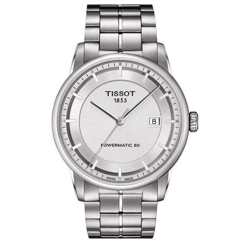 Tissot Luxury Powermatic 80 Men’s Silver Stainless Swiss Automatic Watch T0864071103100 - Watches