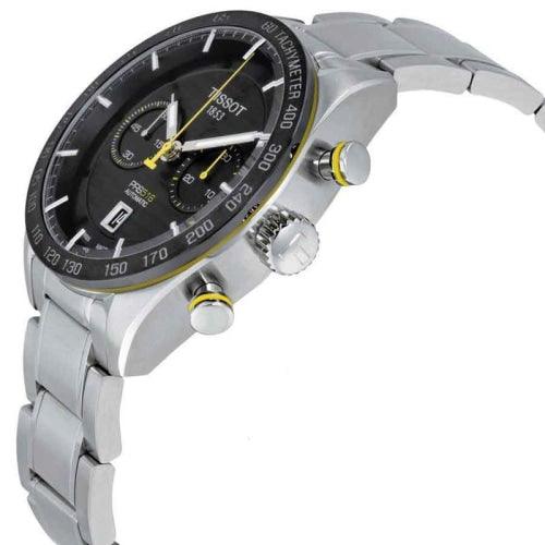 Tissot PRS 516 Men’s Silver/Black Chronograph Automatic 60hr Swiss Watch T1004271105100 - WATCHES