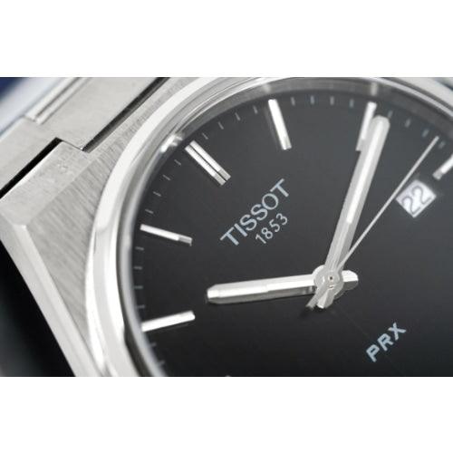 Tissot PRX Men’s Black Dial Watch T1374101105100 - Watches