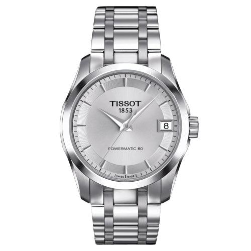 Tissot Women's T-Classic Automatic Watch Couturier Powermatic 80 Date - Watches & Crystals