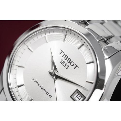 Tissot Women's T-Classic Automatic Watch Couturier Powermatic 80 Date - Watches & Crystals