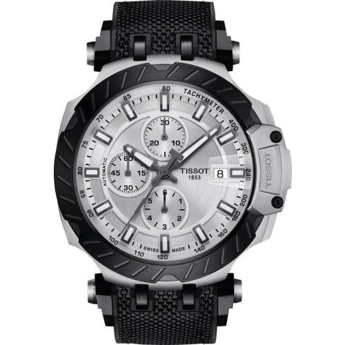 Tissot T-Race Automatic Men’s Black/Silver Chronograph Swiss Watch T1154272703100 - Watches