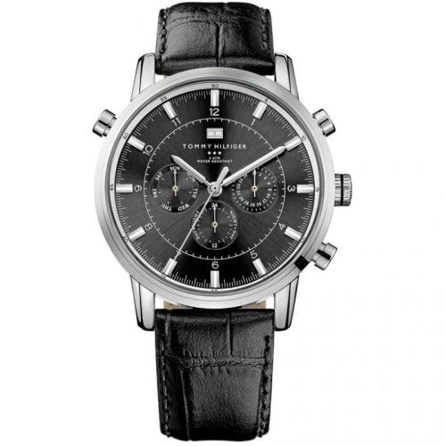 Tommy Hilfiger Men's Watch Harrison Day Date Black 1790875 - Watches & Crystals