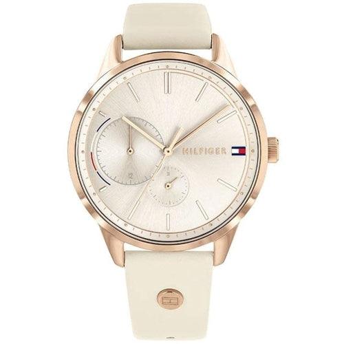 Tommy Hilfiger Ladies Brooke Rose Gold Leather Watch 1782022 - Watches