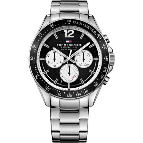 Tommy Hilfiger Men's Watch Chronograph Luke Black 1791120 - Watches & Crystals