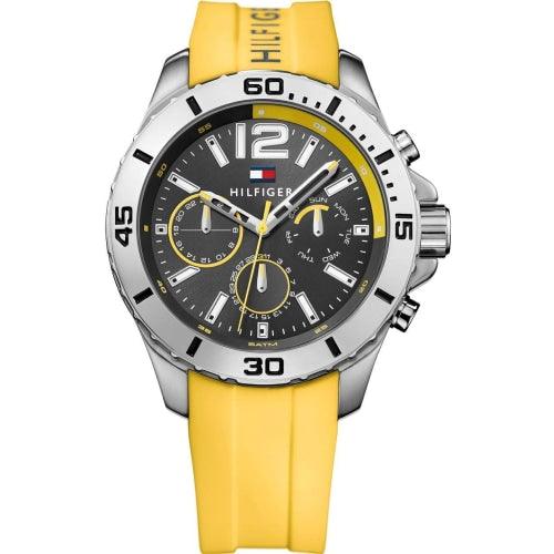 Tommy Hilfiger Men's Watch Chronograph Nolan Yellow 1791144 - Watches & Crystals
