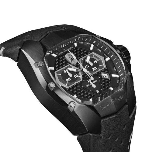 Tonino Lamborghini GT1 Chronograph Date Black - Watches & Crystals