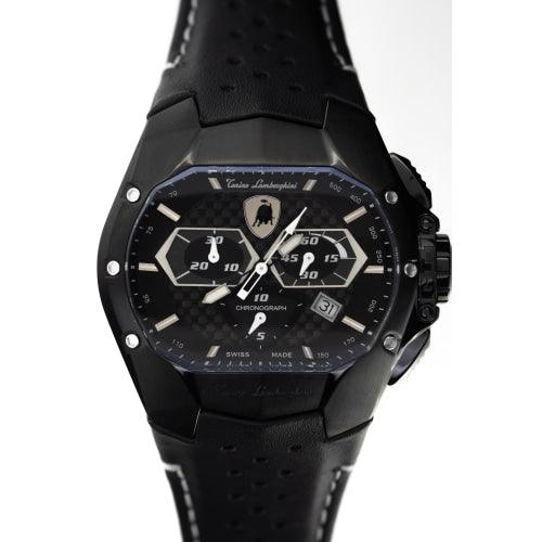 Tonino Lamborghini GT1 Chronograph Watch Date Black - Watches