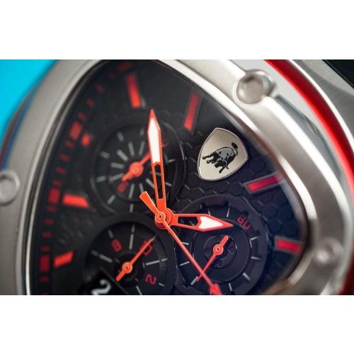 Tonino Lamborghini Spyder X Chronograph Date Steel Red - Watches & Crystals