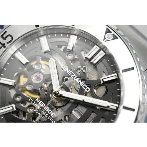 Venezianico Automatic Watch Nereide UltraLeggero Skeleton Canova Bracelet 3921503C - Watches & Crystals