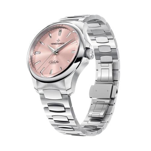 Venezianico Automatic Watch Redentore 36 Pink Steel 1121503C - Watches & Crystals