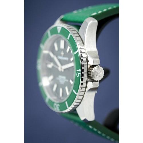 Venezianico Automatic Watch Nereide Green Leather 3321501 - Watches & Crystals