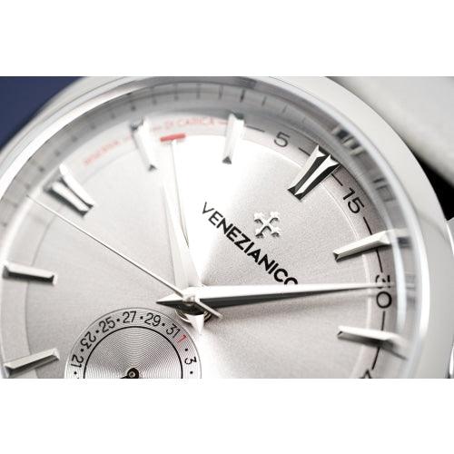 Venezianico Automatic Watch Redentore Riserva di Carica Grey Leather 1321503 - Watches & Crystals