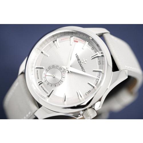Venezianico Automatic Watch Redentore Riserva di Carica Grey Leather 1321503 - Watches & Crystals