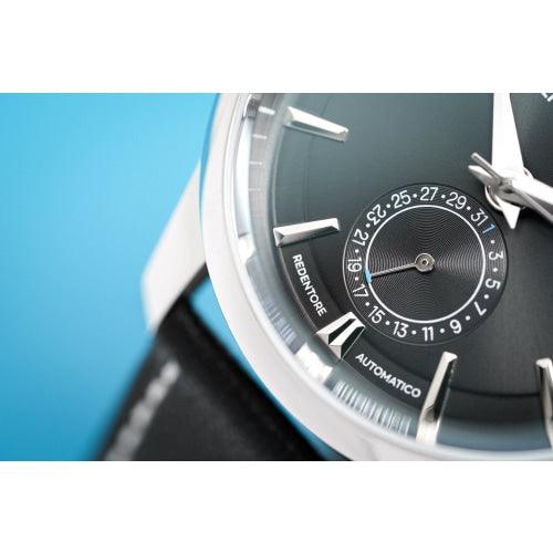 Venezianico Automatic Watch Redentore Riserva di Carica Black Leather 1321504 - Watches & Crystals