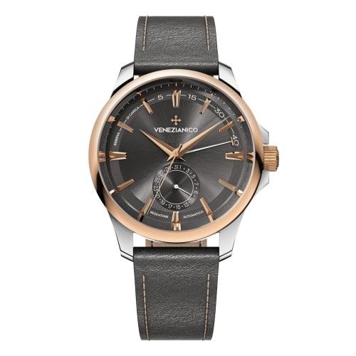 Venezianico Automatic Watch Redentore Riserva di Carica Brown Leather 1321505 - Watches & Crystals