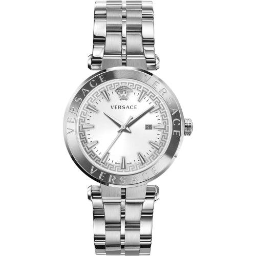 Versace Aion Men’s Silver 44mm Watch VE2G00321 - Watches