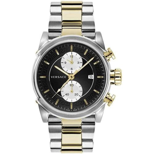 Versace Chrono Urban Men’s Two-Tone / Black Dial Chronograph Watch VEV400519 - Watches
