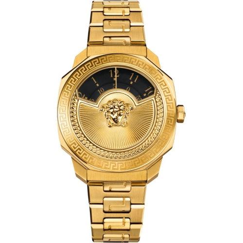 Versace Dylos Unisex Gold Swiss Watch VQU050015 - Watches