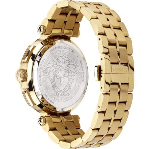 Versace Greca Chrono Men’s Gold 45mm Watch VEPM00720 - Watches