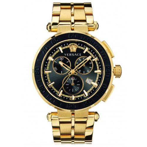Versace Greca Chrono Men’s Gold 45mm Watch VEPM00720 - Watches