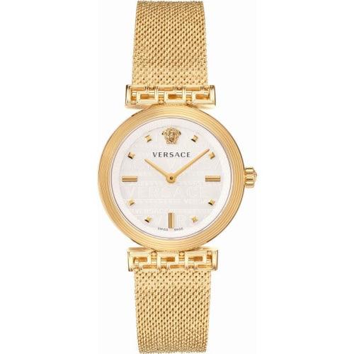 Versace Meander Ladies Gold Mesh 35mm Watch VELW00820 - Watches