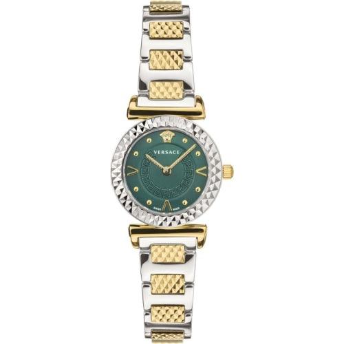 Versace Mini Vanity Green Dial 27mm Watch VEAA01320 - Watches