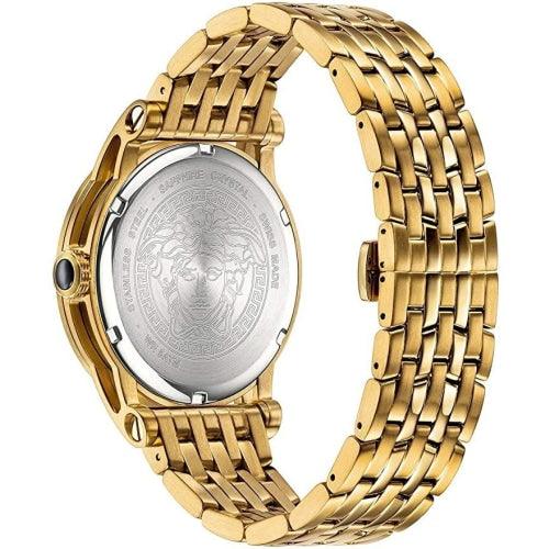 Versace VERD008 19 Mens Palazzo Empire Gold & Black Swiss Watch - WATCHES