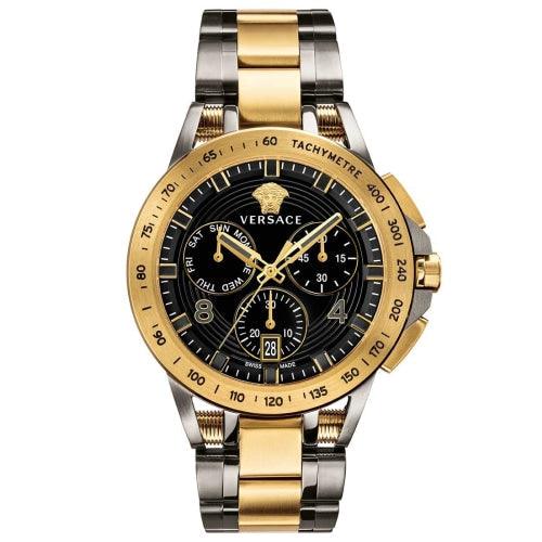 Versace VERB00418 Men’s Sport Tech Two-tone Chronograph Swiss Watch - Watches