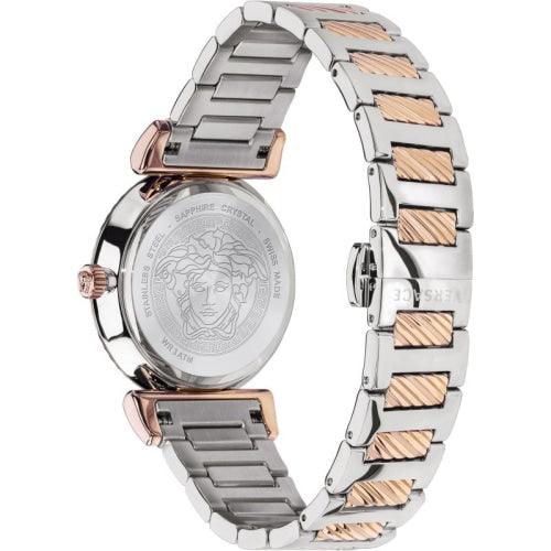 Versace V-Motif Ladies Two-Tone 35mm Watch VERE02020 - Watches