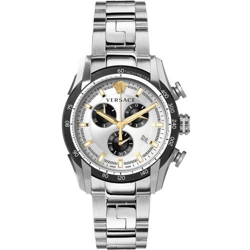 Versace V-Ray Men’s Silver Chronograph Watch VE2I00321 - Watches