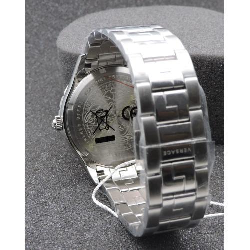 Versace V1102.0015 Mens Hellenyium GMT Black Dial Swiss Watch