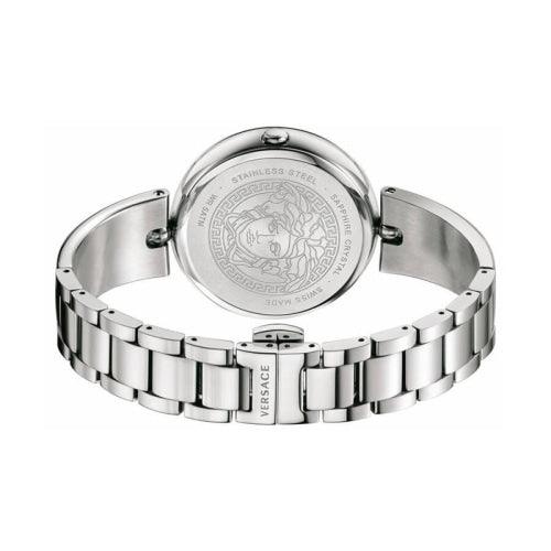Versace VCO09 0017 Ladies Palazzo Empire Silver Stainless Swiss Watch