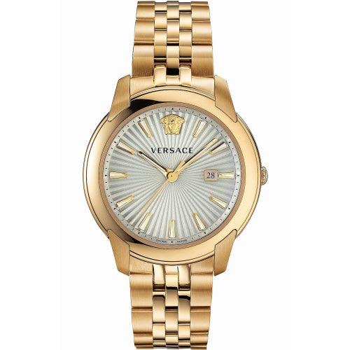 Versace VELQ00719 Men’s V-Urban Gold/Silver Stainless 42mm Swiss Watch - Watches