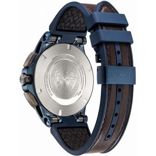 Versace VERB00418 Men’s Sport Tech Blue Chronograph Swiss Watch - Watches