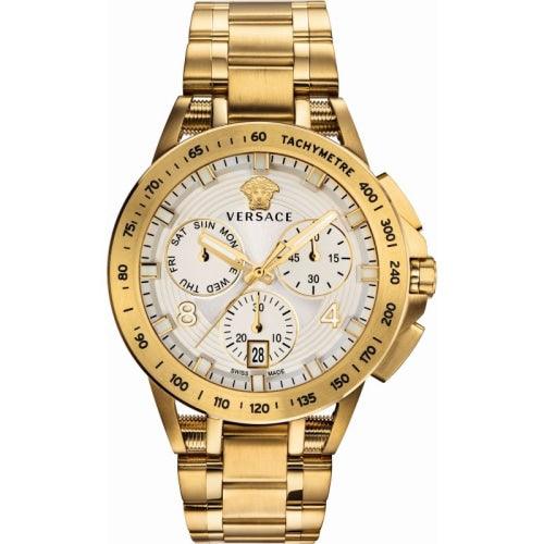 Versace VERB00518 Men’s Sport Tech Gold Chronograph Swiss Watch - Watches