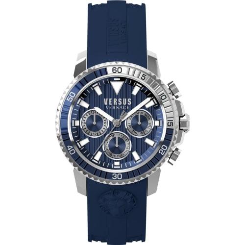 Versus Versace VWS300417 Men’s Aberdeen Blue Rubber Watch - Watches
