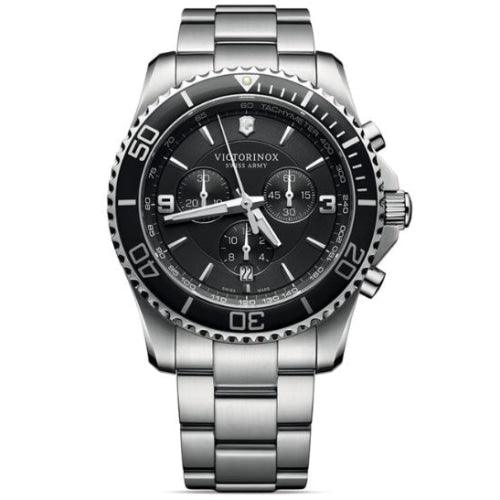 Victorinox Maverick Men’s Black Dial Chronograph Swiss Watch 241695 - Watches