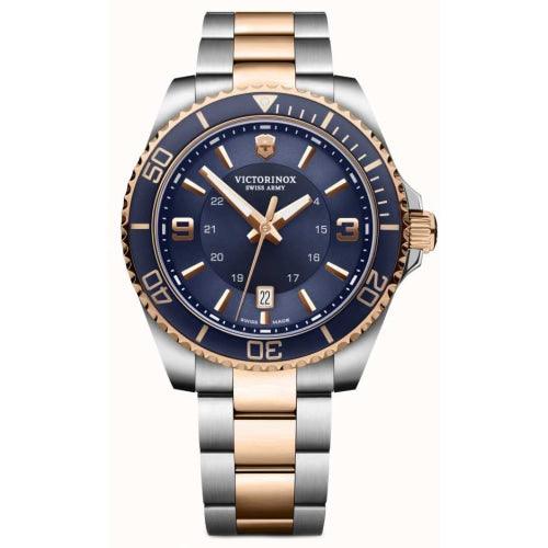 Victorinox Maverick Men’s Two-Tone / Blue Dial Swiss Watch 241950 - Watches