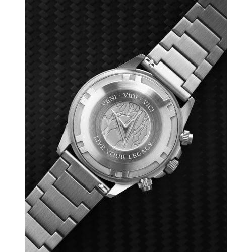 Vincero Apex Men’s Silver/Green Stainless Steel Chronograph Watch