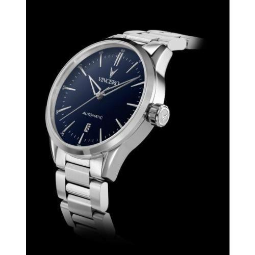 Icon Automatic Silver Stainless Steel Blue Dial Watch
