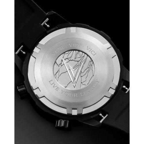 Vincero Vessel Limited Edition Men’s Black/Gold Silicone Divers Watch